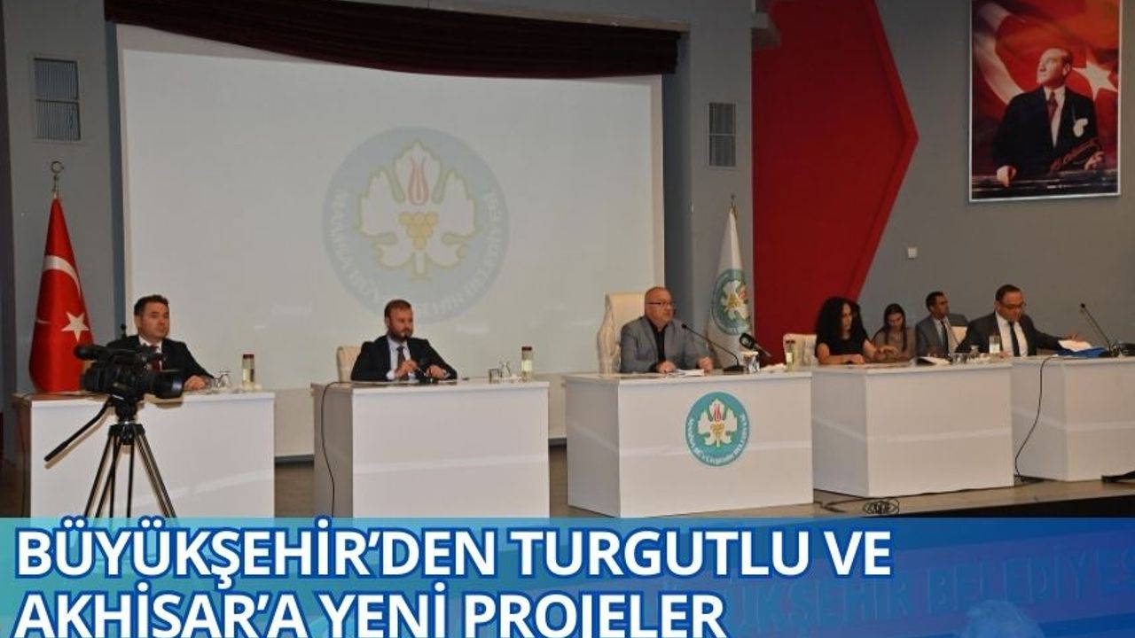 Başkan Ergün, Akhisar ve Turgutlu’ya altyapı müjdesi verdi
