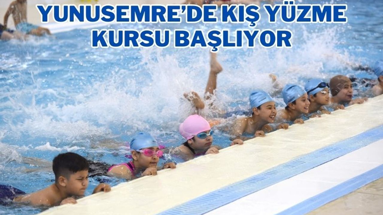 Yunusemre Belediyespor kış yüzme kursu başlıyor