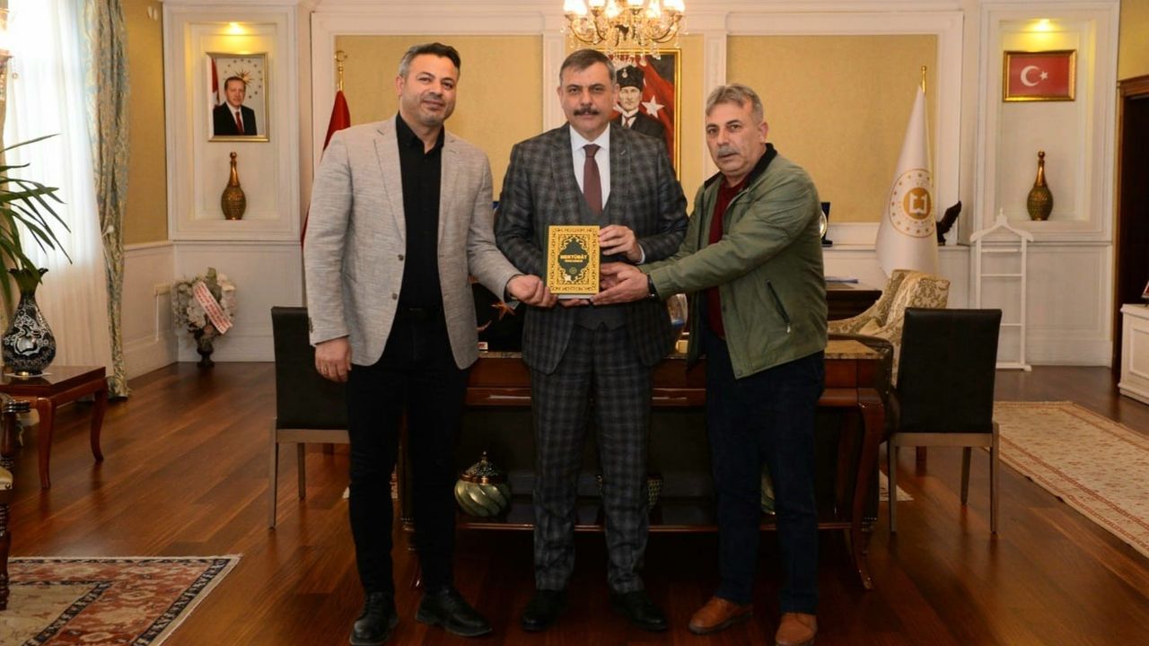 Erzurum Valisi Çifçi , Türkiye Gazetesi’ni ağırladı