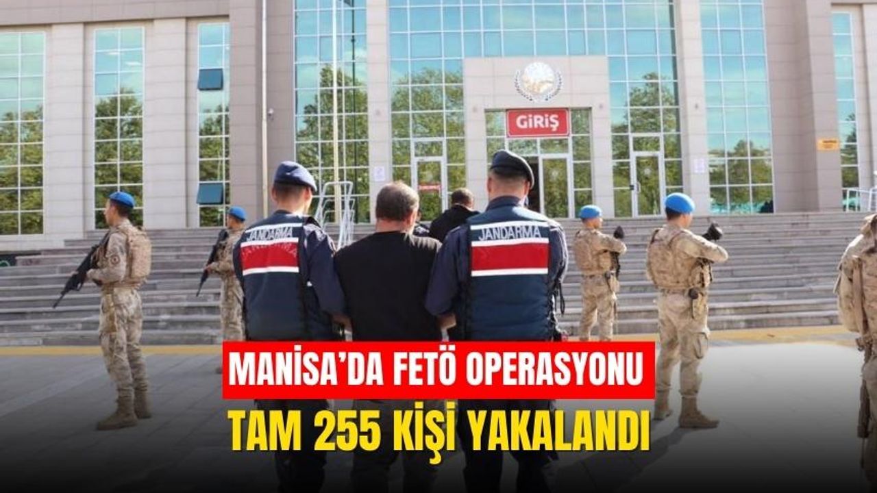 Manisa'nın da aralarında bulunduğu şehirlerde Terör operasyonu | Tam 255 şüpheli yakalandı
