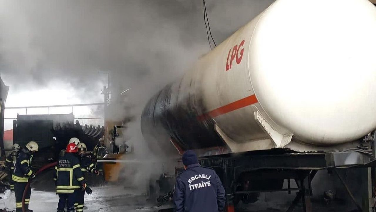 LPG tankı patladı | İşçi hastanelik oldu