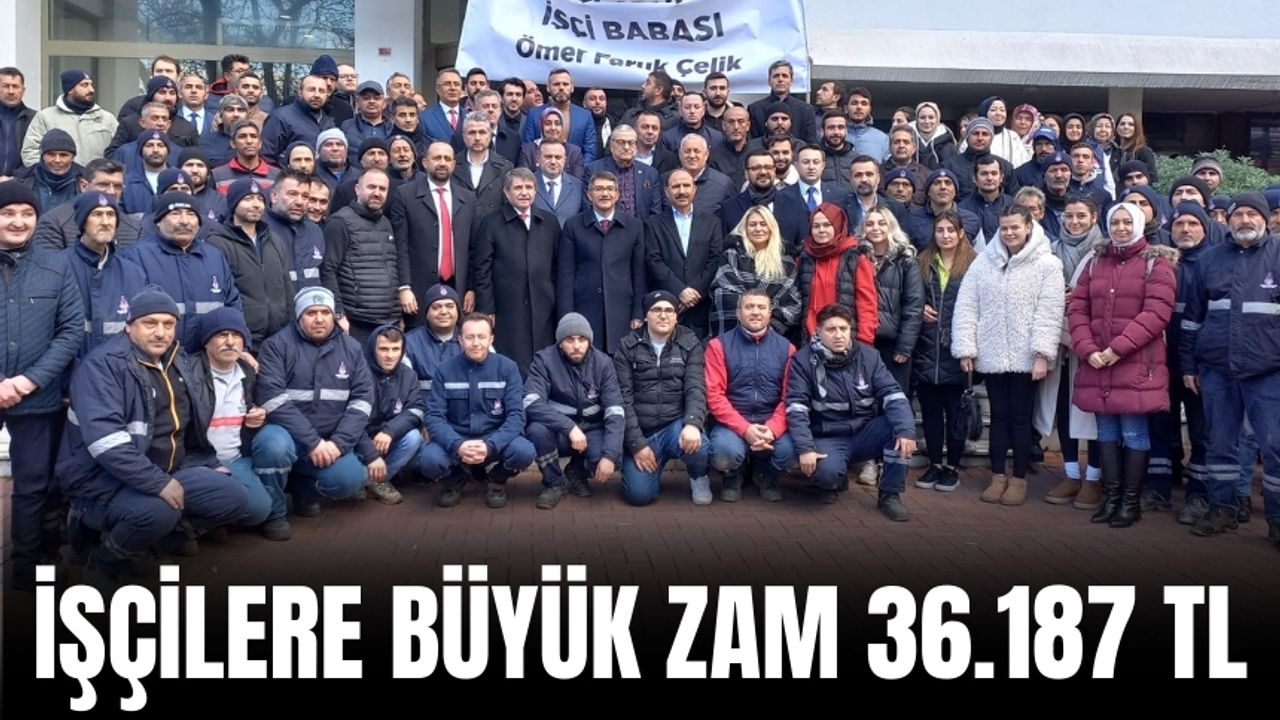 Manisa'da Şehzadeler Belediyesinden kadrolu işçilere büyük zam!