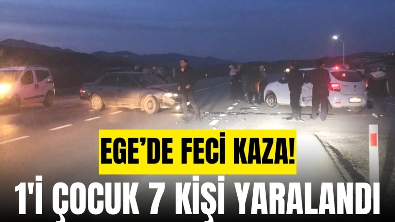 Emet-Hisarcık karayolunda feci kaza! 1'i çocuk 7 kişi yaralandı