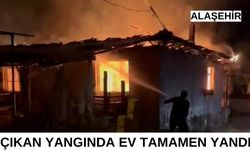 Alaşehir'de, komşuları sayesinde yangından kurtuldular
