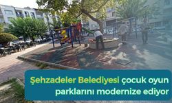 Şehzadeler Belediyesi çocuk oyun parklarını modernize ediyor