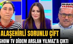 Manisalı Saniye ve Süleyman çifti Show Tv'ye Didem Arslan'ın programına çıktı