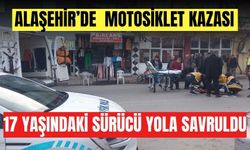Alaşehir'de Motosiklet Kazası | 1 Yaralı