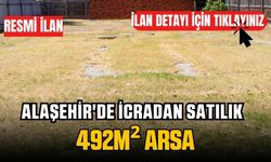 Alaşehir'de icradan satılık 492m² arsa