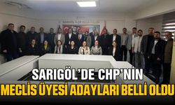 CHP'nin Sarıgöl Meclis üyesi adayları belli oldu