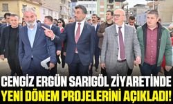 Manisa Büyükşehir Belediye Başkanı Cengiz Ergün Sarıgöl'de