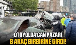 Beşiktaş'ta feci kaza: 8 araç birbirine girdi, 8 yaralı