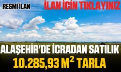 Alaşehir'de icradan satılık 10.285,93 m² tarla