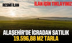 Alaşehir'de icradan satılık 19.596,88 m2 tarla