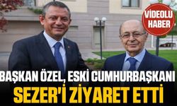 CHP Genel Başkanı Özel, eski Cumhurbaşkanı Sezer'i ziyaret etti