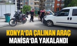Manisa'da çalıntı araç ihbarı polis harekete geçirdi