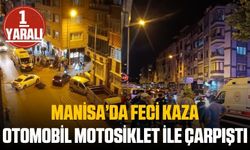 Manisa'da Trafik Kazası: Motosiklet Sürücüsü Yaralandı