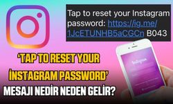 Tap To Reset Your Instagram Password mesajı nedir neden gelir?