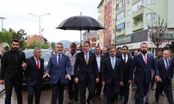 Fatih Erbakan teşekkür ziyaretlerine Erzurum'da devam etti.
