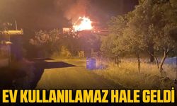 Kula'da ev yangını paniğe neden oldu
