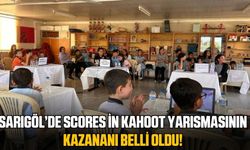 Sarıgöl'de Scores in Kahoot yarışması yapıldı