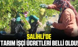 Salihli'de tarım işçi fiyatları belli oldu!