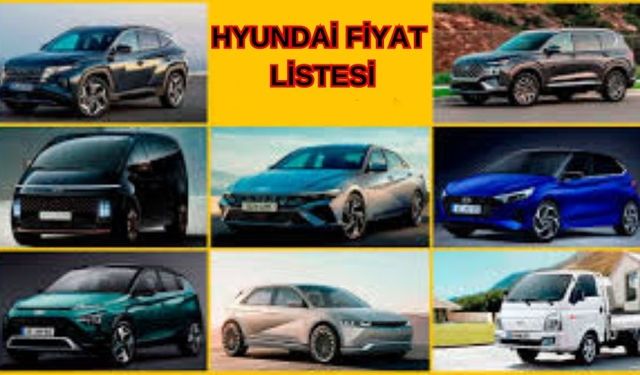 Hyundai Accent Tuscon Bayon Era Getz Kona Sıfır Fiyat Listesi Ağustos 2023 Hyundai güncel fiyatları