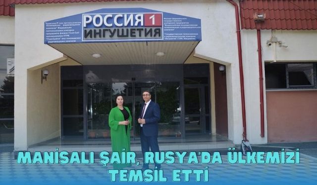 Şair Hakan Demir, Rusya 1 TV'de Türkiye'yi temsil etti