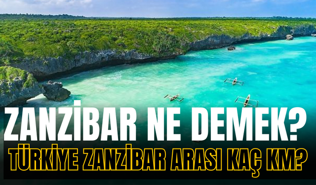 Zanzibar ne? Zanzibar ne demek? Zanzibar nerede? Türkiye Zanzibar arası kaç km?