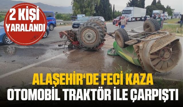 Alaşehir’de Korkutan Kaza: 2 Yaralı