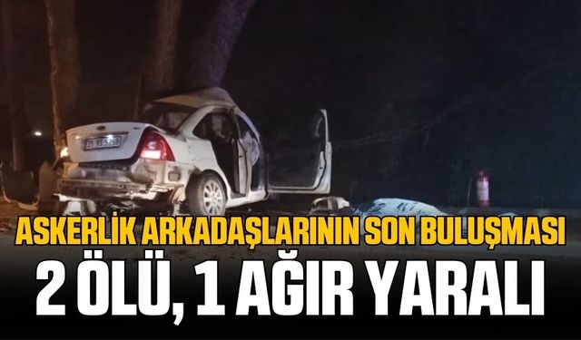 İzmir'de korkunç kaza: otomobil ikiye ayrıldı