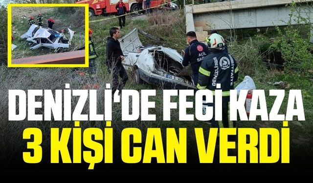 Denizli'de feci kaza: 14 ve 16 yaşında iki çocuk can verdi