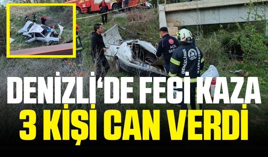 Denizli'de feci kaza: 14 ve 16 yaşında iki çocuk can verdi