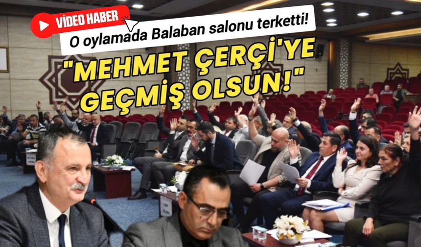 Semih Balaban o oylamada salonu terketti: Mehmet Çerçi'ye geçmiş olsun!