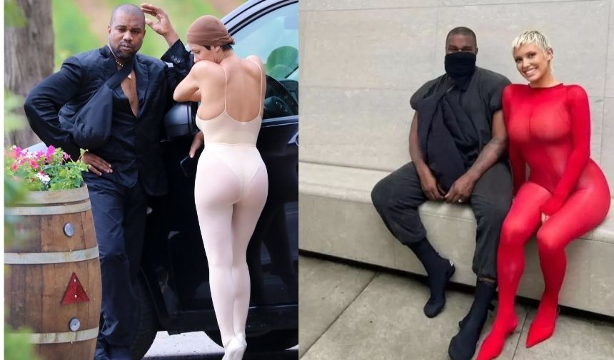 Kanye West ve Bianca Censori, İtalya’da skandal yarattı. 