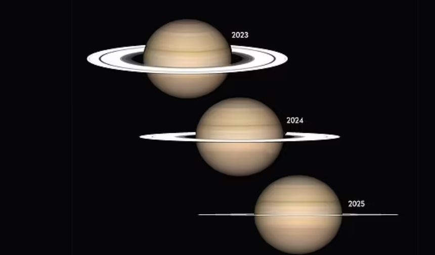 Nasa doğruladı 2025 te Satürn'ün halkaları yok olacak!