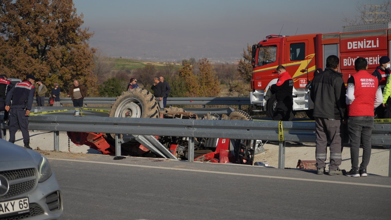 Denizli'de traktör kazası | Sürücü hayatını kaybetti